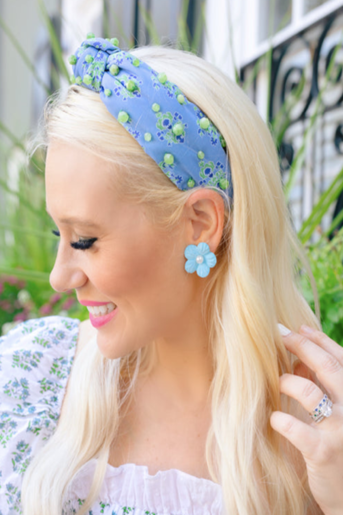 Blu Lily Boutique Brianna Cannon Adult Size Georgia Power G Cross Stitch Headband Final Sale