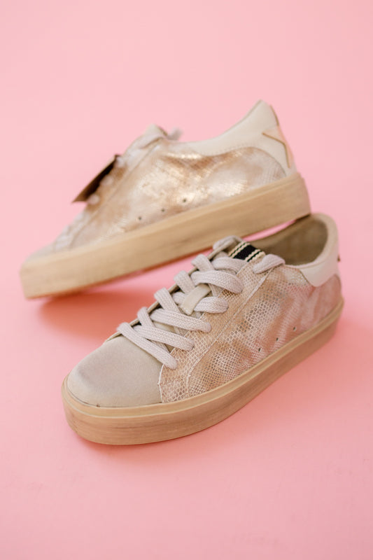 Glitter Sneakers  Rose Gold – Hello Gorgeous Boutique by Alyssa