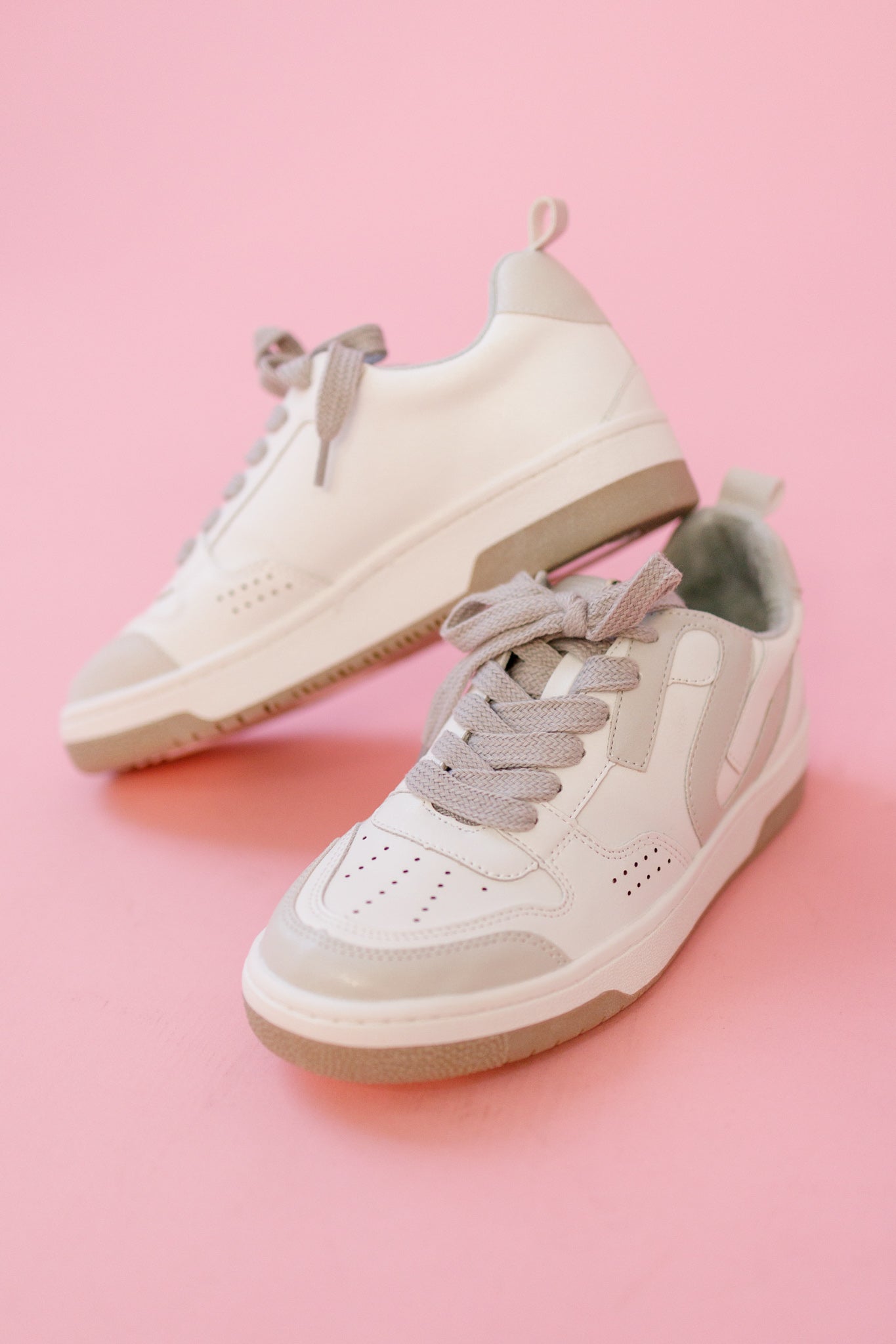 Light Grey Sybil Sneakers – Jaxe + Grace Boutique