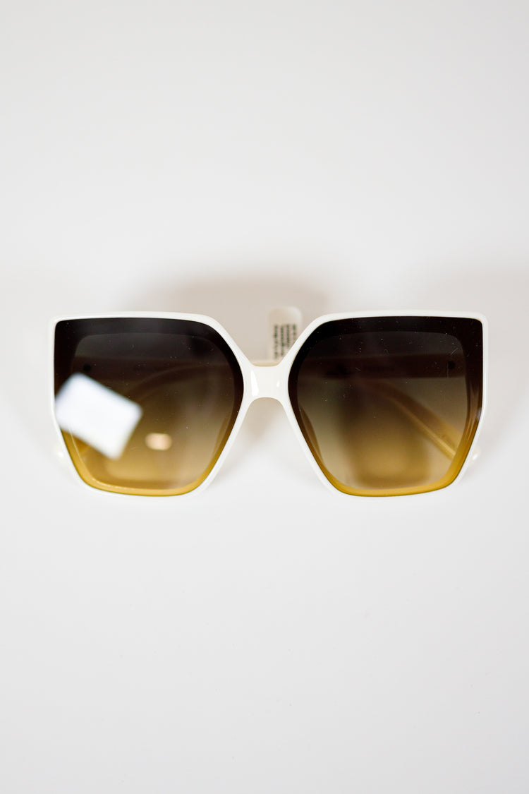 Cat Eye Boxy Sunglasses, VARIOUS