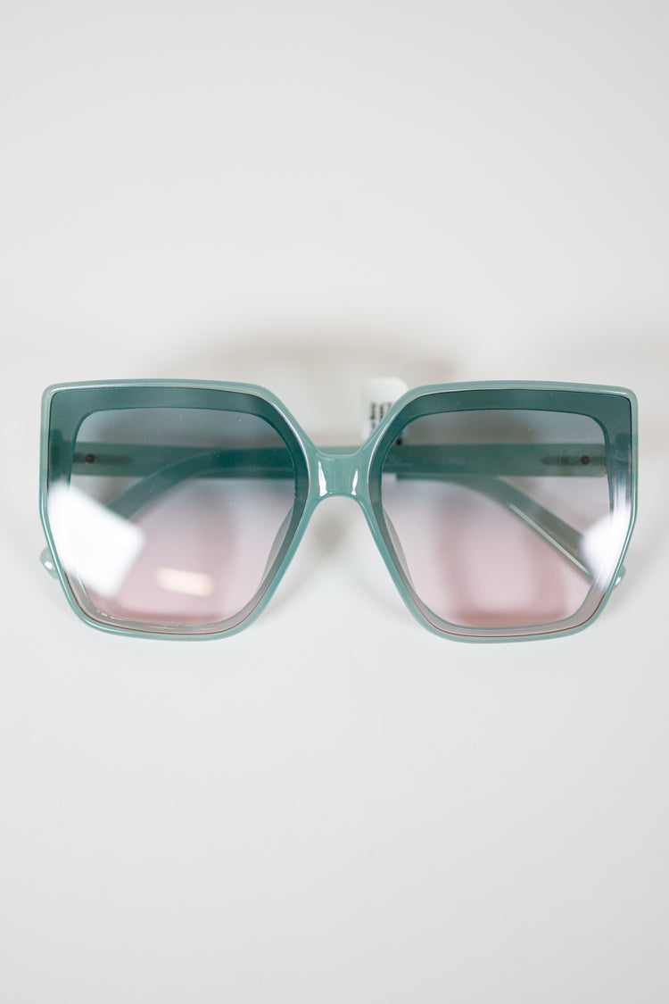 Cat Eye Boxy Sunglasses, VARIOUS