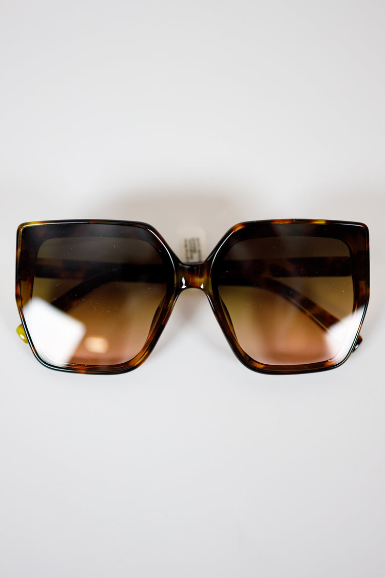 Cat Eye Boxy Sunglasses, VARIOUS