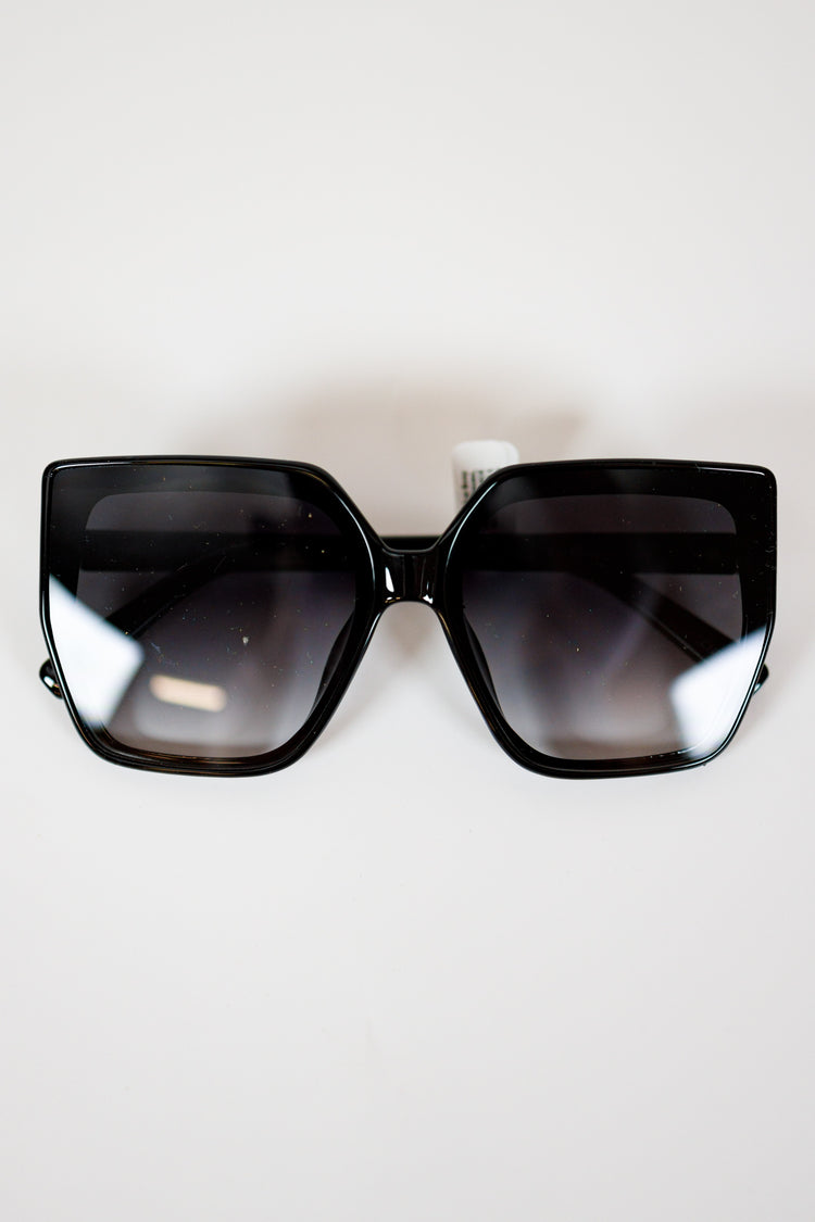 Cat Eye Boxy Sunglasses, VARIOUS