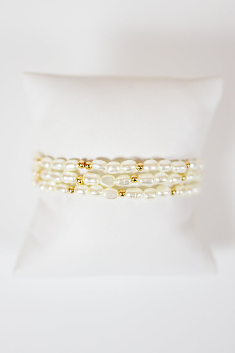 Pearl Bracelet Set