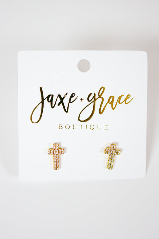 Ruth Cross Studs