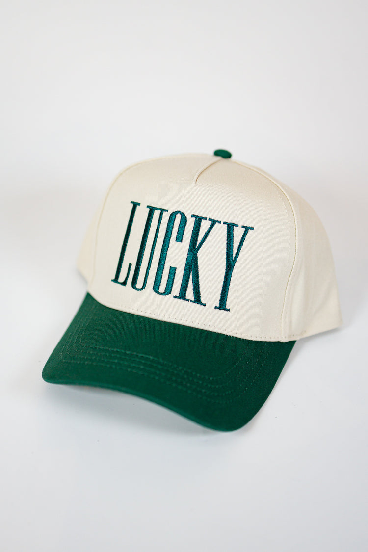 St. Patrick's "Lucky" Embroidered Hat