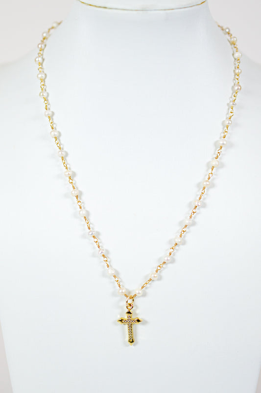 Jacee Cross Necklace