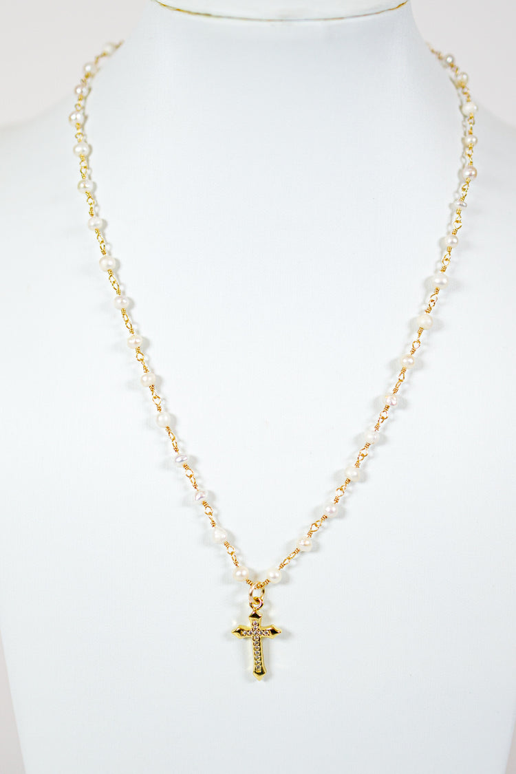 Jacee Cross Necklace