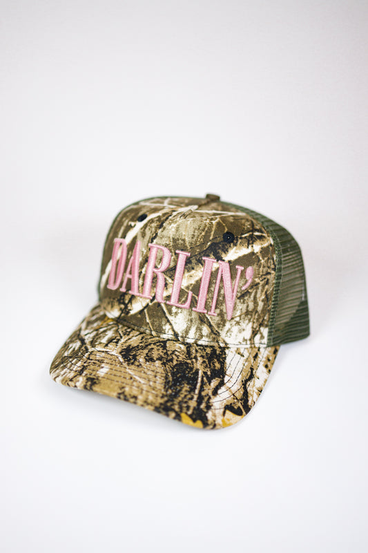 Darlin' Vintage Camo Trucker Hat