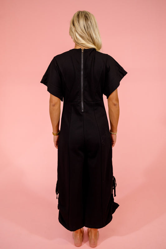 Black Wide Leg Jumpsuit