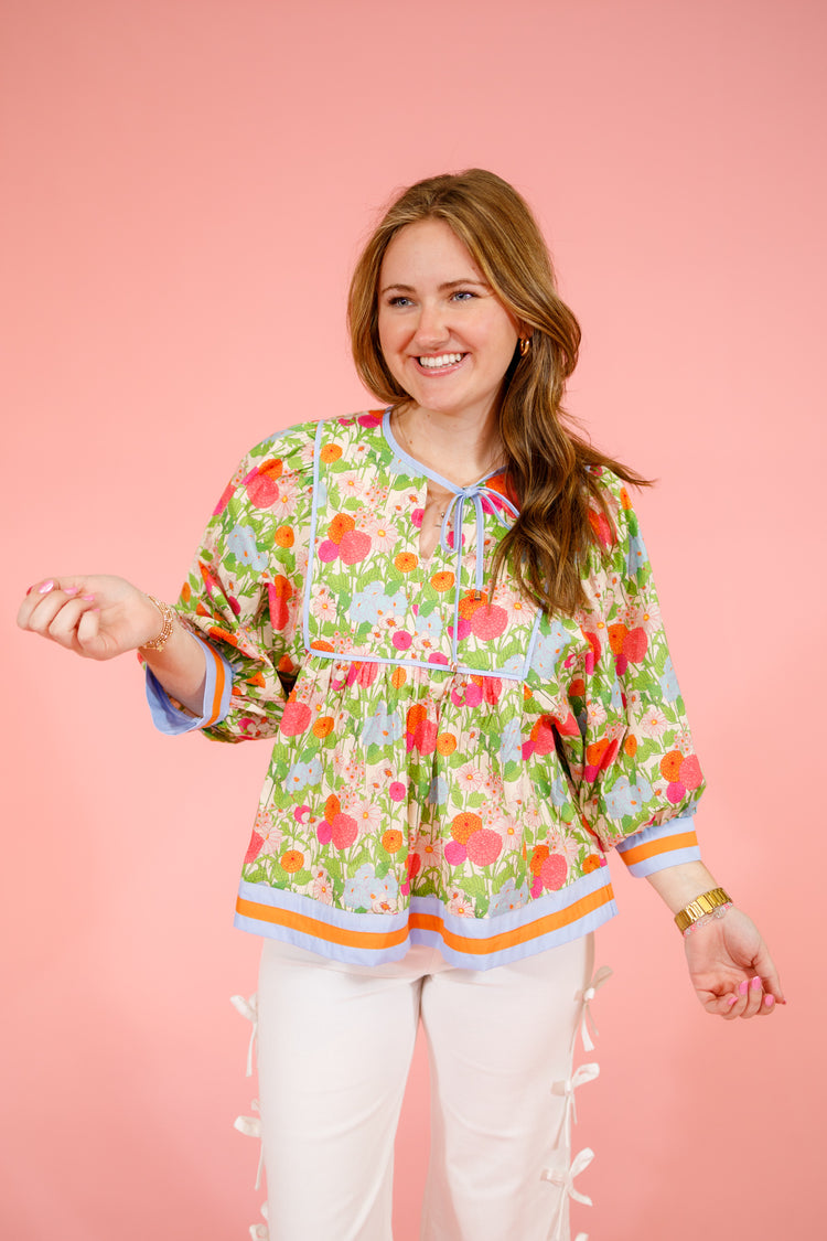 Multi Floral Top, S-2XL