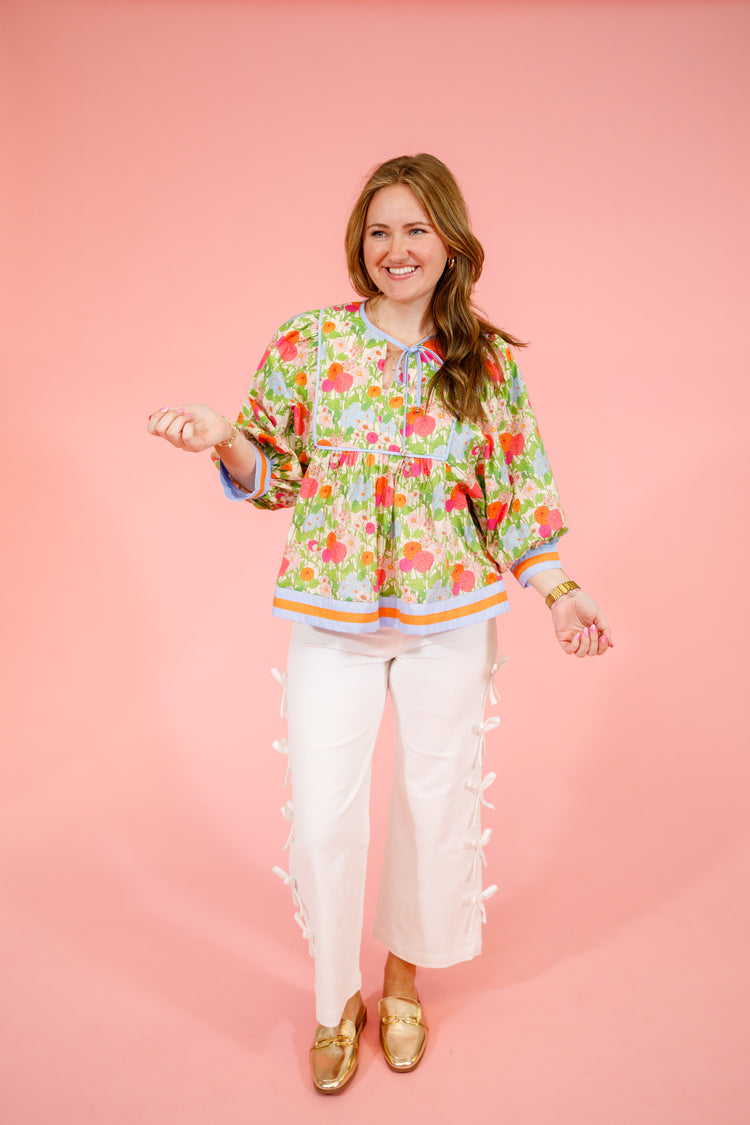Multi Floral Top, S-2XL