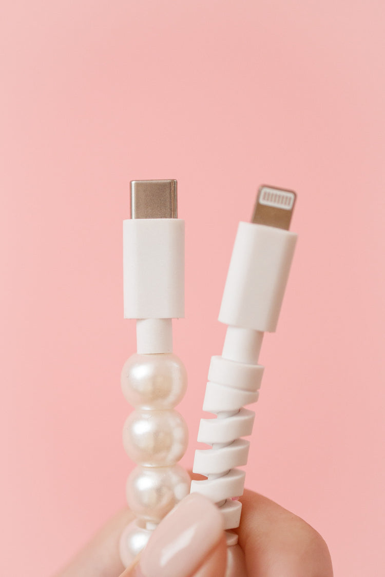 Pearl Beaded Charging Cable, VARIOUS