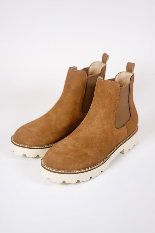 Brown Slip On Boots