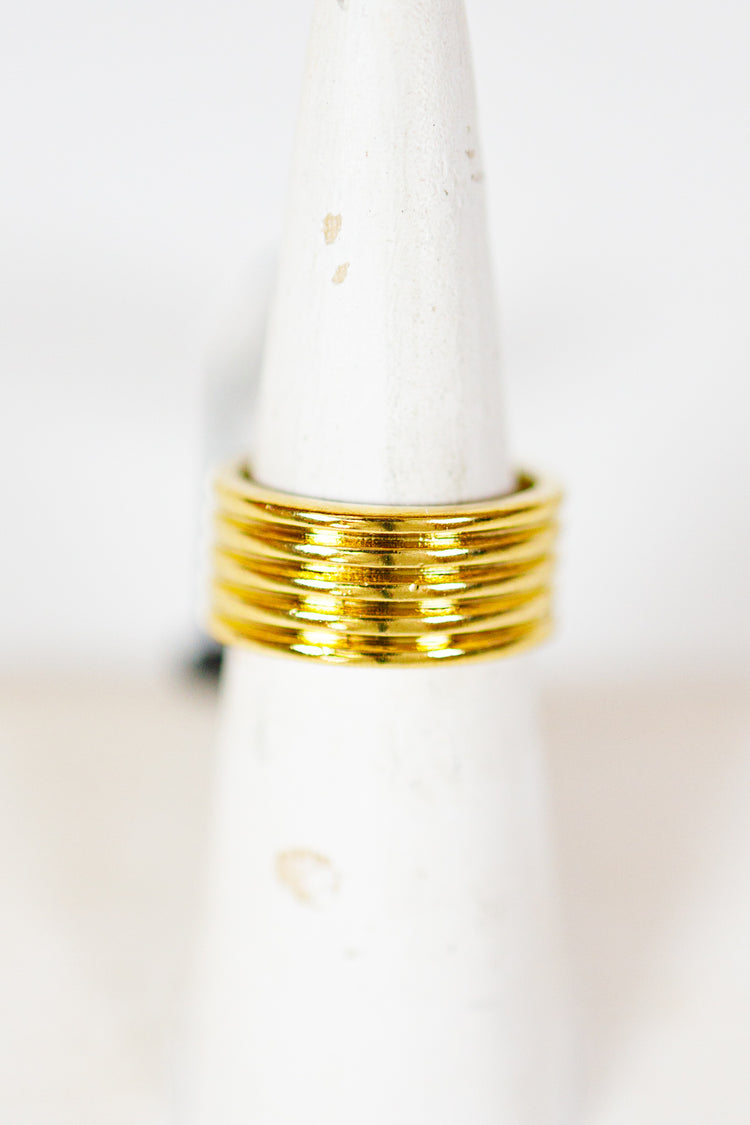 HD Gold Stacked Ring