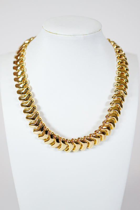 Gold Chunky Link Necklace