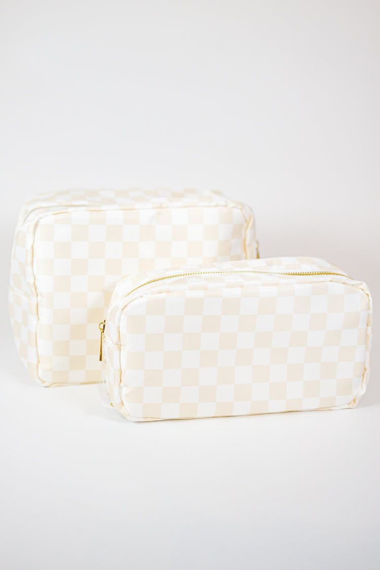 Cream and White Checkered Bag, VARIOUS