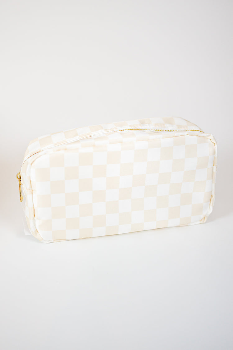 Cream and White Checkered Bag, VARIOUS