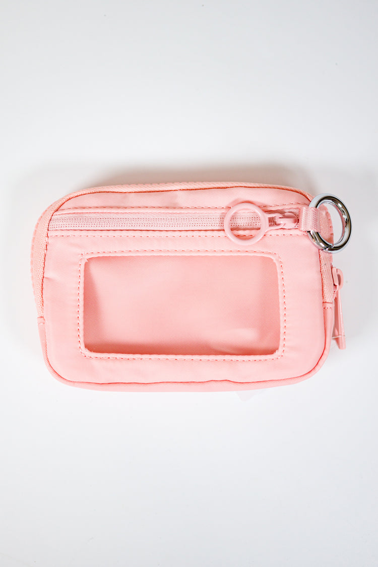 Pink ID Keychain Wallet