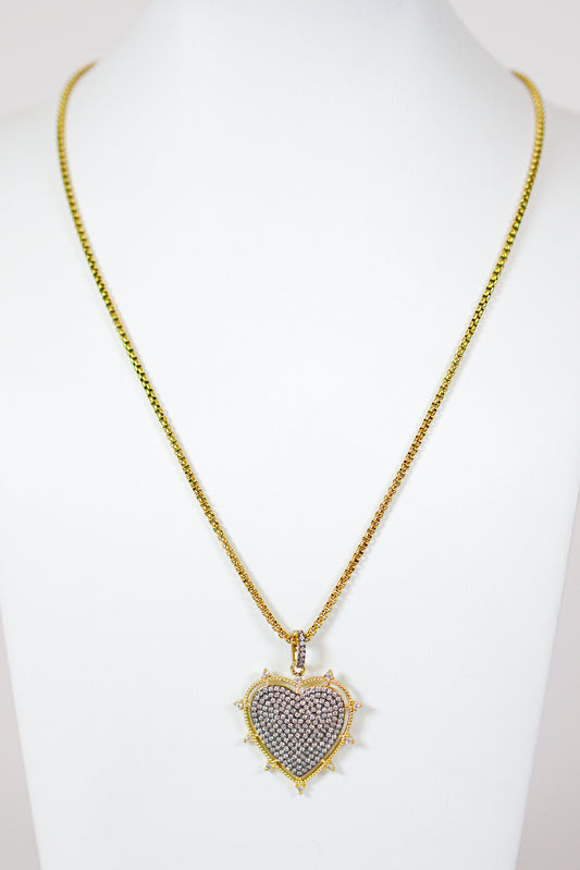 HD Crystal Heart Necklace