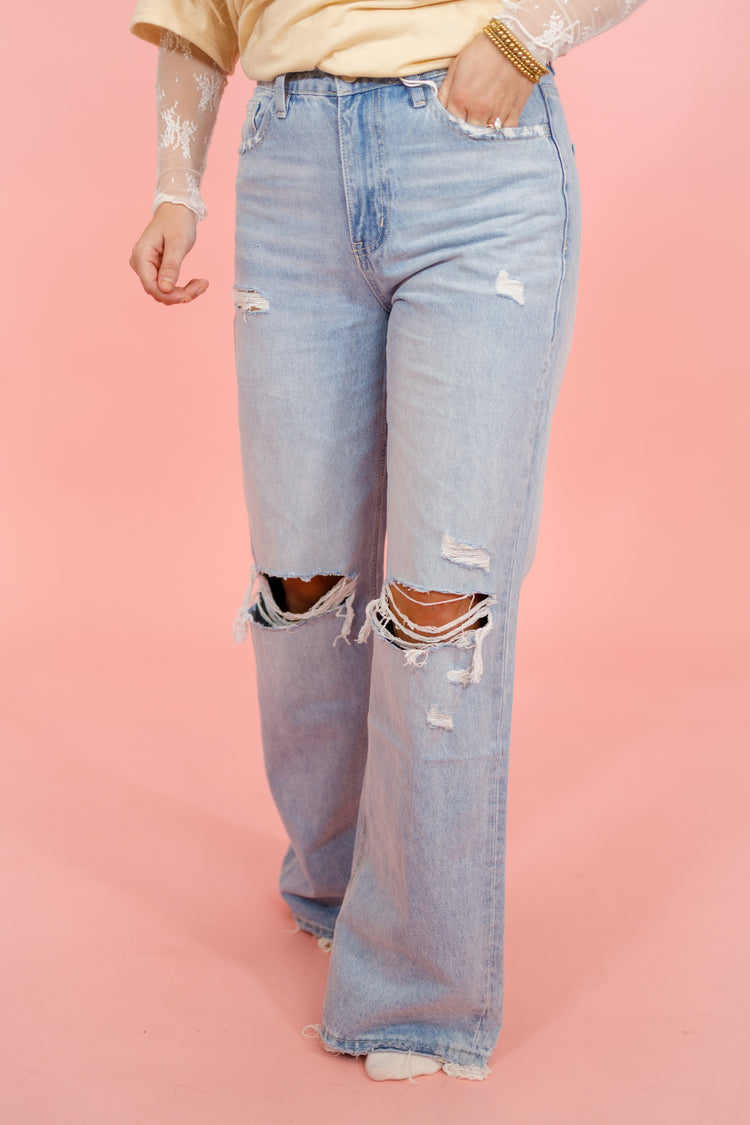 Vervet Vintage Distressed Jeans