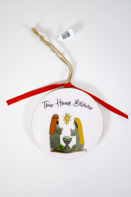 "This House Believes" Christmas Ornament