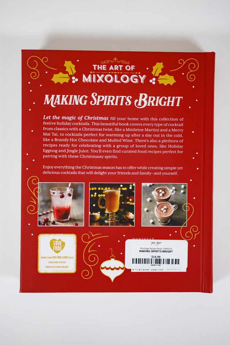 Mixology Recipe Book, VARIOUS