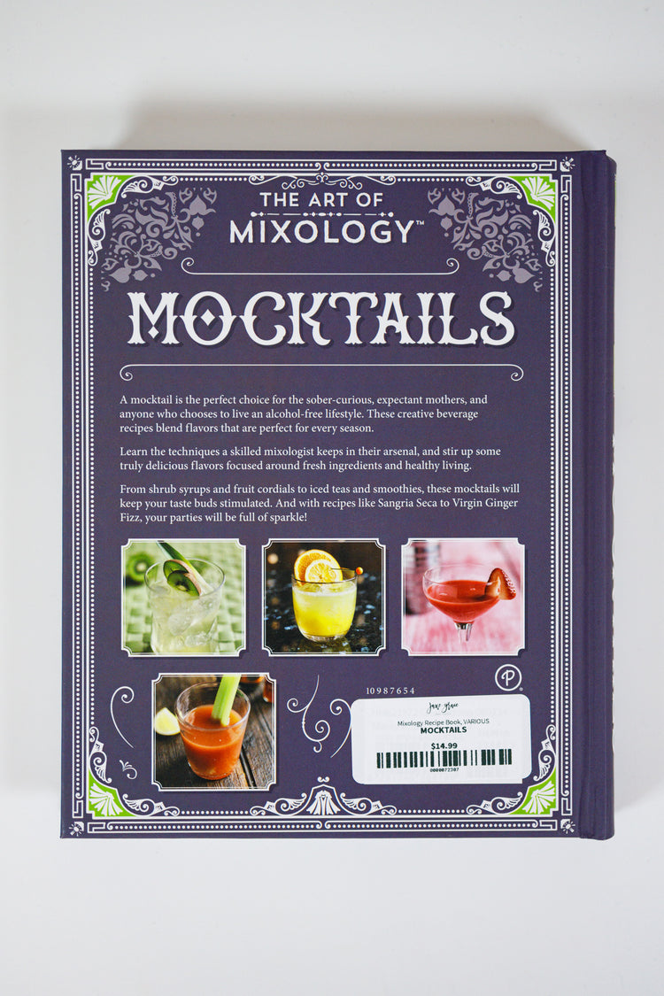 Mixology Recipe Book, VARIOUS