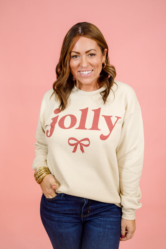 Christmas "Jolly" Oversized Sweatshirt