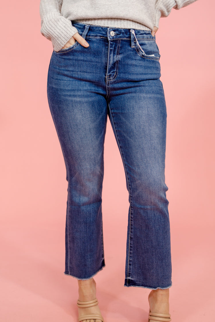 Lovervet Virtuous Crop Flare Jeans