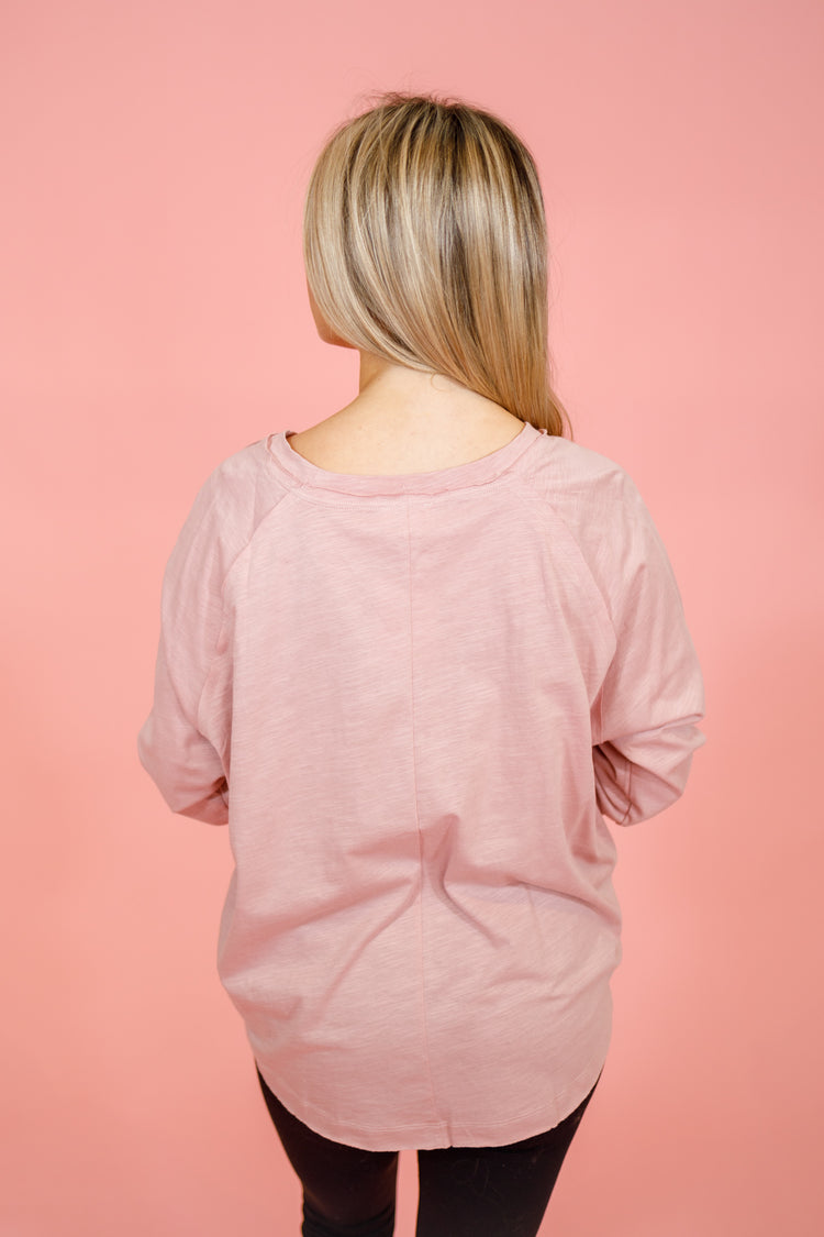 Rose Texture Knit Top