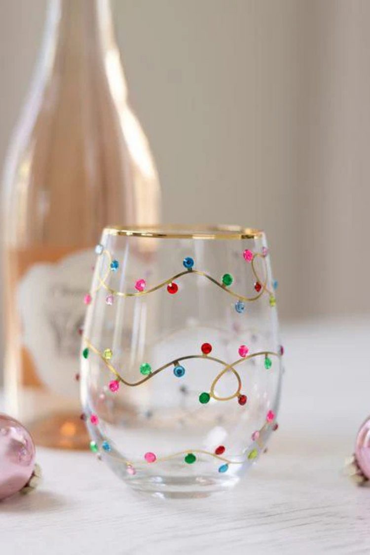 MS Holiday Stemless Wine Glass, VARIOUS