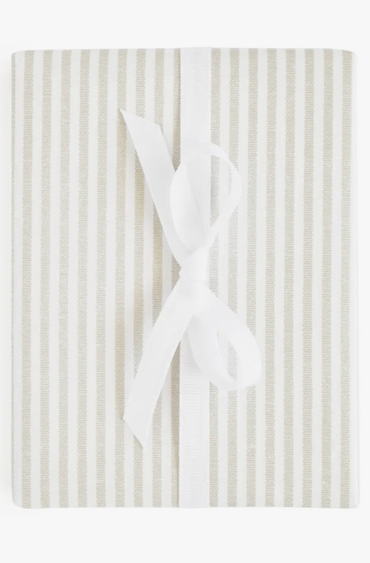 Wrapping Paper Roll, GREY STRIPE