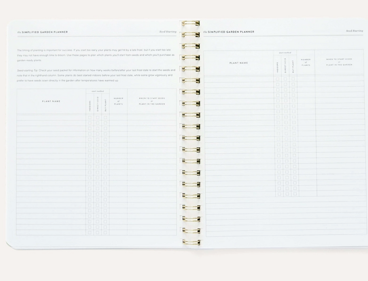 Simplified Garden Planner