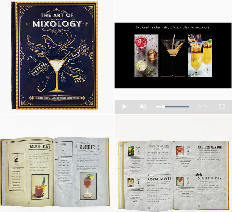 Mixology Recipe Book, VARIOUS