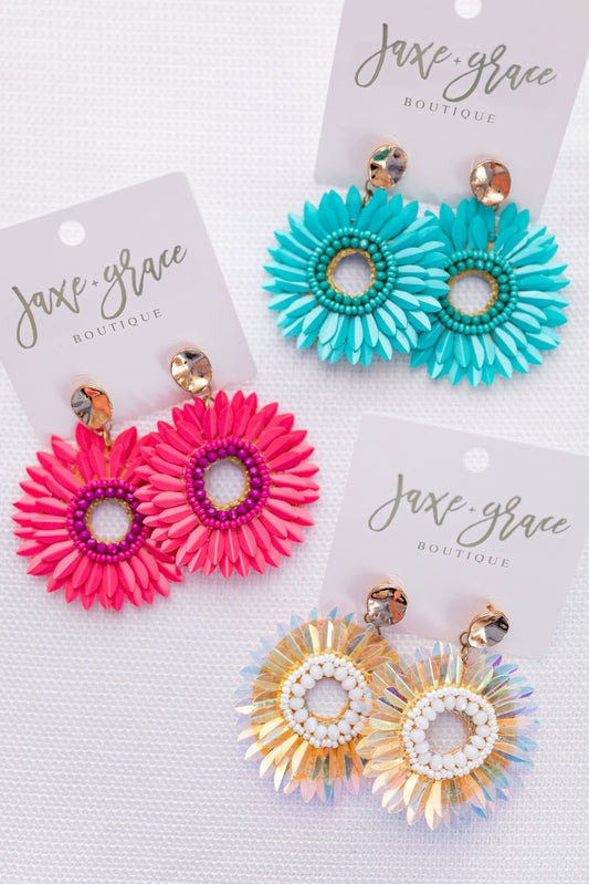 Kiera raffia hot sale statement earrings