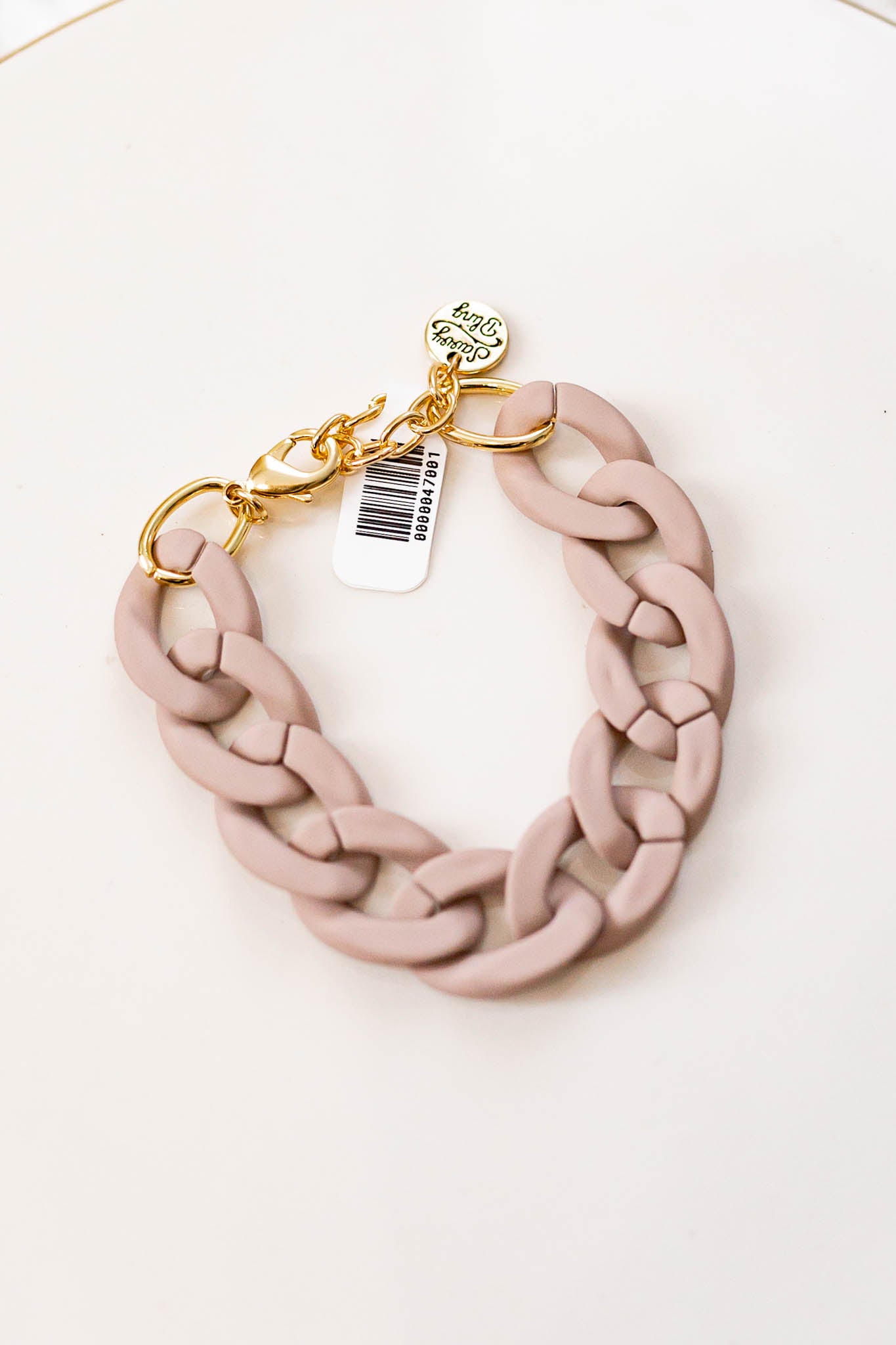 Metal Letter B Link Chain Bracelet — Shop Sassy Chick